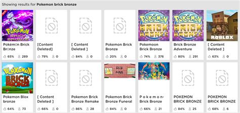 Copied Pokemon Brick Bronze Games : r/roblox