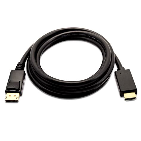 V7 Video Cable DisplayPort Male to HDMI Male 2m 6.6ft, Black - Walmart ...