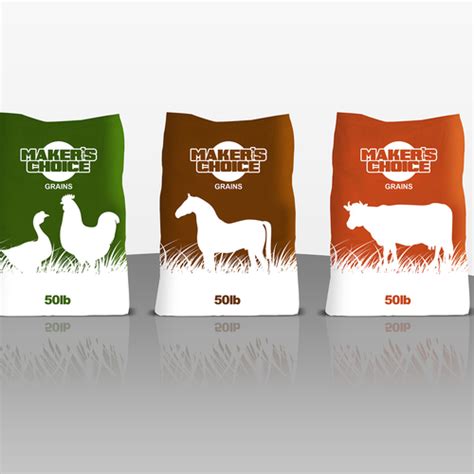 Maker's Choice Feed Bag Design | Product packaging contest