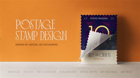 postage stamp design on Behance