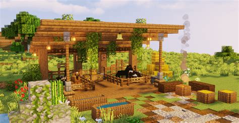 A Simple and Open Horse Stable Design! (Tutorial Inlcuded) : r/Minecraft