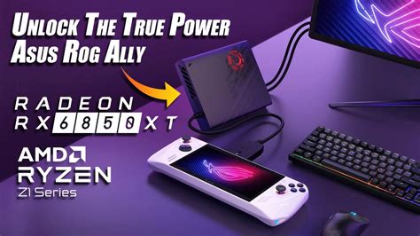 ASUS ROG Ally XG Mobile eGPU Hands-On, On The Edge Of Desktop Class Power! - YouTube