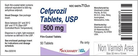 Cefprozil Tablets: Package Insert - Drugs.com