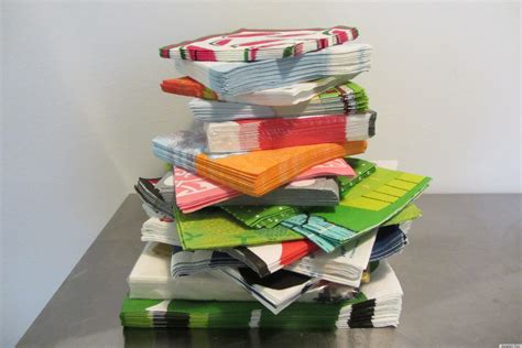 This Paper Napkin Addict Transforms Her Collection Into Artwork | HuffPost