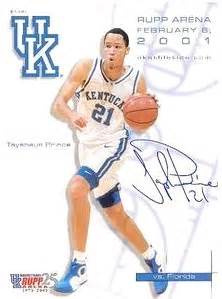 UK Career Statistics for Tayshaun Prince