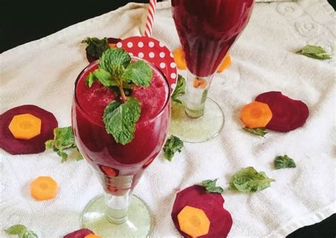 Beetroot and carrot juice (healthy summer drink) Recipe by Jyoti ...