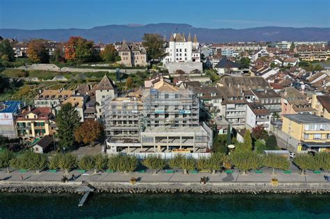 A Nyon, l’hôtel Beau-Rivage est hors d’eau et de danger