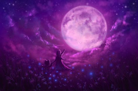 Purple Moon Wallpapers on WallpaperDog