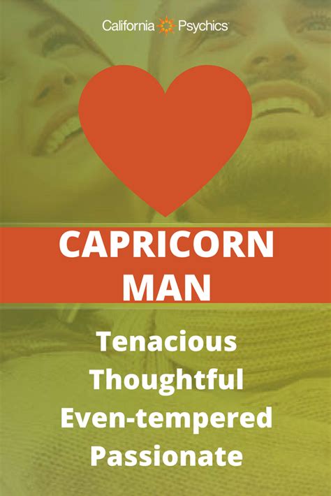 Traits of the Capricorn Man | California Psychics | Capricorn man ...