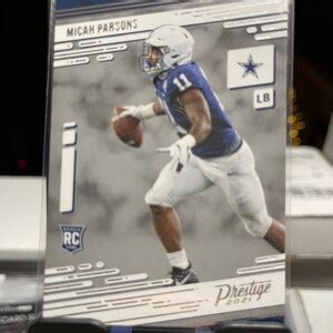 Micah Parsons Rookie Card 2021 NFL Panini Prestige Dallas Cowboys Star ...