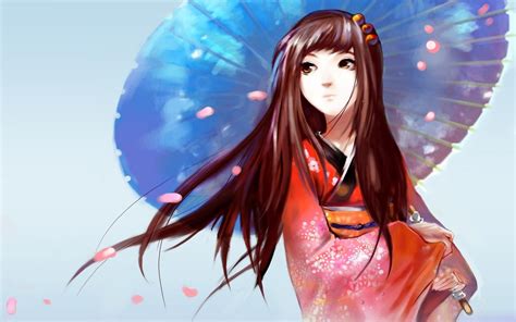 Japanese Art Girl Wallpapers - Wallpaper Cave