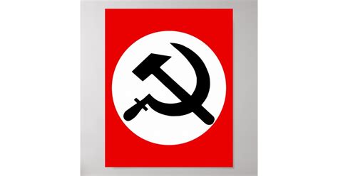 National Bolshevik Party Flag Poster | Zazzle