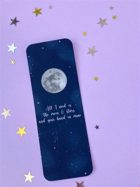 Moon & Stars Bookmark Velvet Bookmark Bookish - Etsy Canada | Mini canvas art, Moon book, Star ...