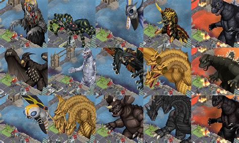 Godzilla Defense Force - London Kaiju Bosses by Sideswipe217 on DeviantArt