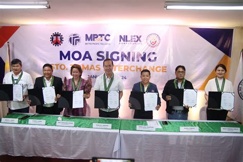 DWPH, TRB, NLEX ink partnership to build a new interchange in Sto. Tomas, Pampanga