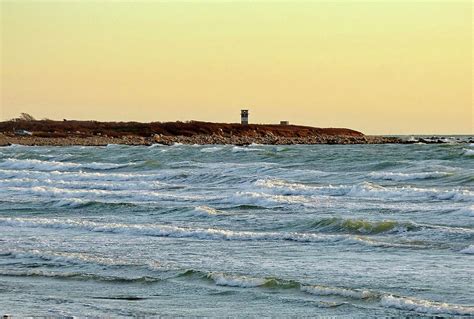 Horseneck Beach at sunset, Westport, MA Photograph by Lyuba Filatova