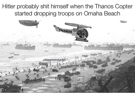 We need Thanos Copter in End Game : r/HistoryMemes