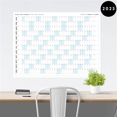 Calendario Gigante Da Parete 2023 - IMAGESEE