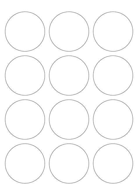 23 Inch Round Label Template - Detrester.com