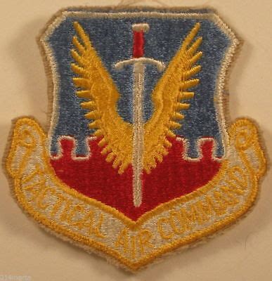 USAF Air Force Tactical Air Command TAC Insignia Badge Patch Full Colored | eBay