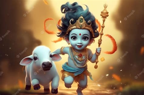 Krishna With Cow Wallpapers - Top Free Krishna With Cow Backgrounds ...