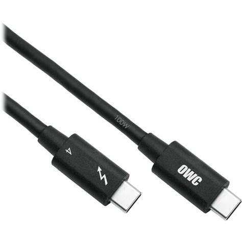 OWC Thunderbolt 4 USB Type-C Male Cable (3.3') OWCCBLTB4C1.0M