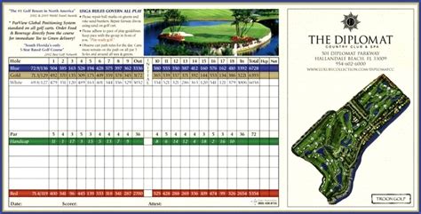 The Florida Golf Course Seeker: Diplomat Golf & Tennis Club