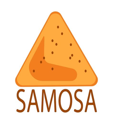 Premium Vector | Logo depicting samosas traditional indian fast food ...