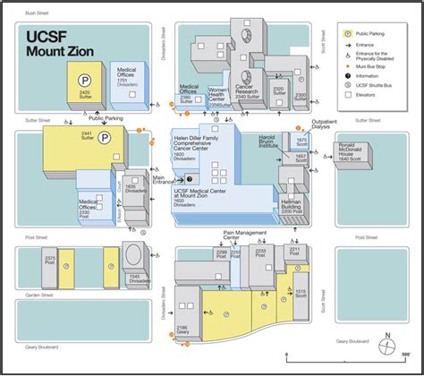 Map & Directions | UCSF Medical Center at Mount Zion