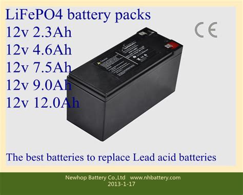 LiFePO4 Battery 12V 7.5ah Battery replacement battery for lead acid battery 12v 7.5ah same size ...