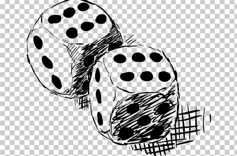 Drawing Dice Sketch PNG, Clipart, Black And White, Casino, Casino Token ...