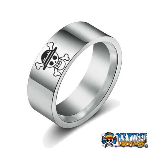 One Piece Luffy Ring Stainless Steel 8mm | One Piece Universe