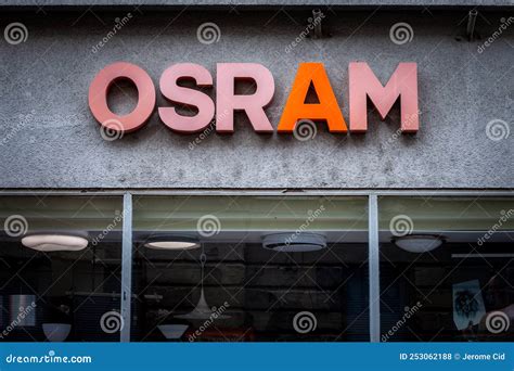 Logo of Osram on Their Local Retailer in Zagreb. Editorial Stock Photo ...