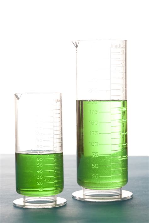 Free Stock image of Two measuring cylinders in a chemistry laboratory | ScienceStockPhotos.com
