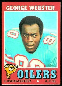 George Webster - 1971 Topps #197 - Vintage Football Card Gallery