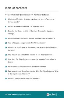 The River Between Summary - eNotes.com