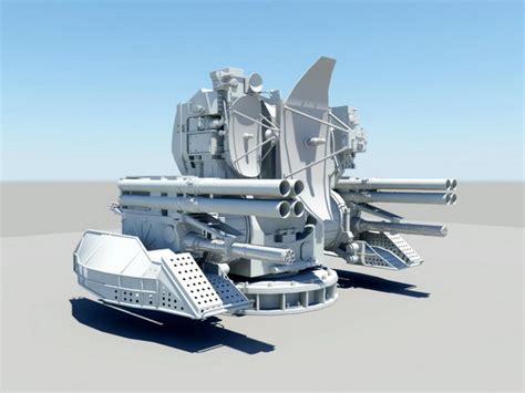 Kashtan CIWS 3d model Maya files free download - modeling 47864 on CadNav