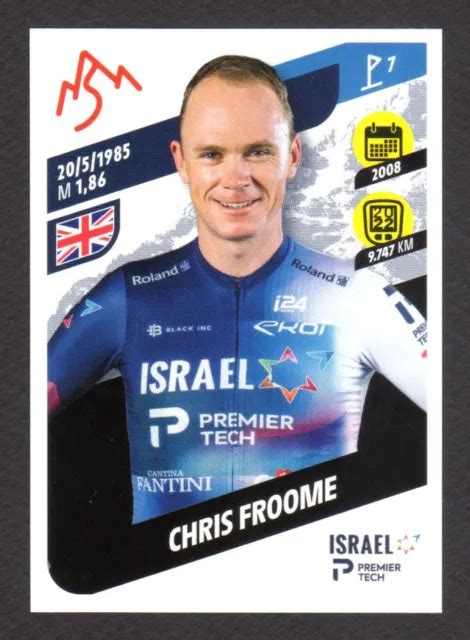 STICKERS PANINI TOUR DE FRANCE 2023 #171 Chris FROOME EUR 3,00 - PicClick FR