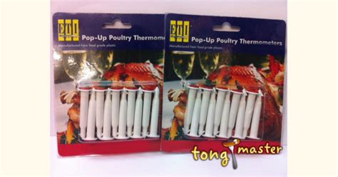 20 x Disposable Pop Up Timer/Thermometer