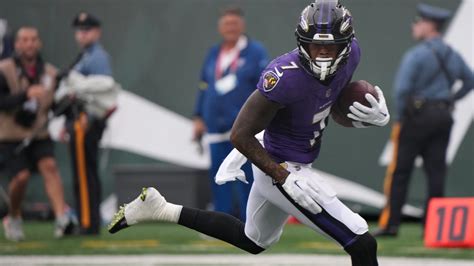 Ravens WR Rashod Bateman (foot) done for season - National Football Post