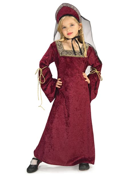 Children Age 3-10 Years Tudor Girl Fancy Dress Henry VIII Costume | eBay