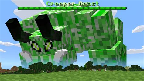 Minecraft if there were Creeper Boss Mobs - YouTube