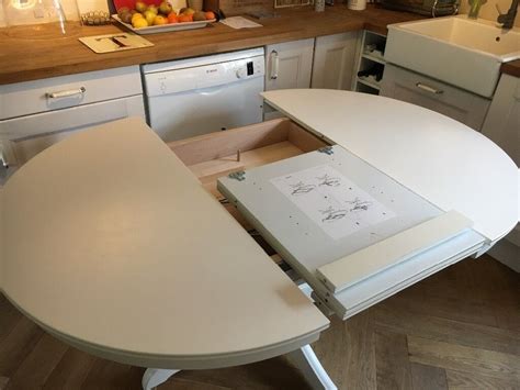 Ikea Ingatorp white round extendable table | in Pewsey, Wiltshire | Gumtree