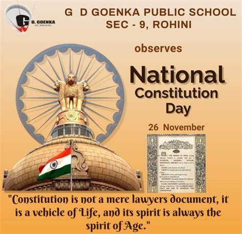 NATIONAL CONSTITUTION DAY - GD Goenka Rohini