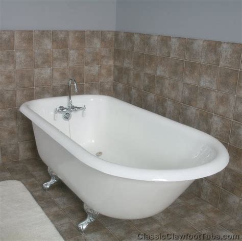 61" Rolled Rim Cast Iron Clawfoot Tub | Classic Clawfoot Tubs