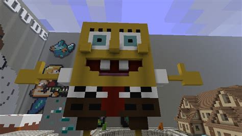 Spongebob 3D Art Minecraft Project