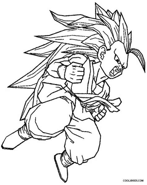 Printable Goku Coloring Pages For Kids | Cool2bKids