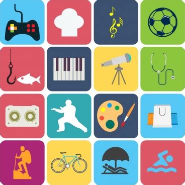 Hobbies Icon Vector at Vectorified.com | Collection of Hobbies Icon ...