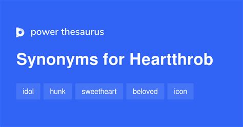 Heartthrob synonyms - 541 Words and Phrases for Heartthrob