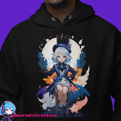 Furina, Genshin Impact Hoodie. Fan Merchandise, Genshin, Archon, Gamer ...